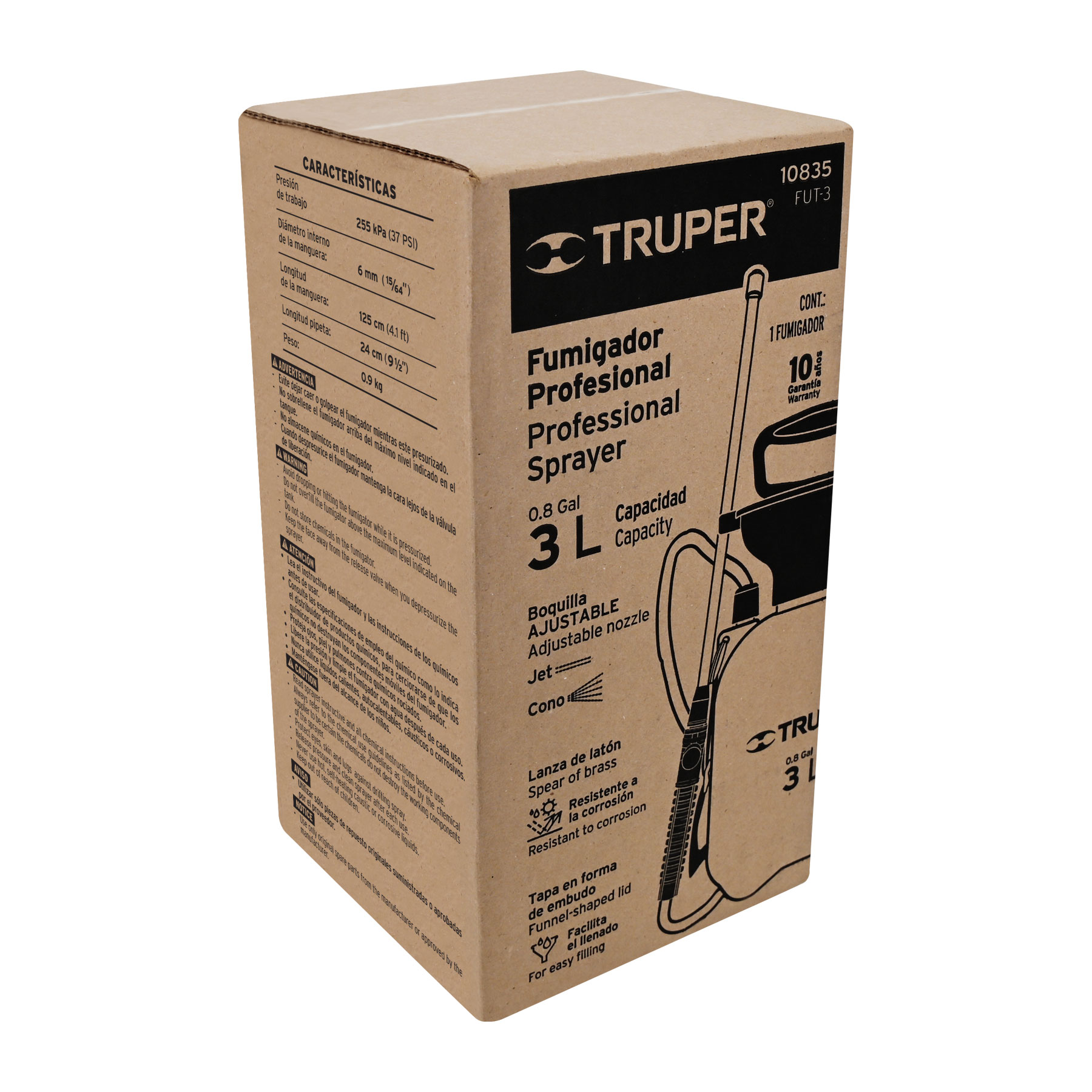 Fumigador jardinero 3 L (0.8 gal), TRUPER - Imagen 4