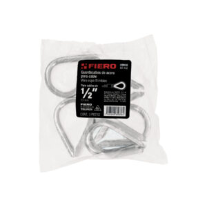 Bolsa con 5 guardacabos para cable de acero de 1/2', FIERO - Imagen 6