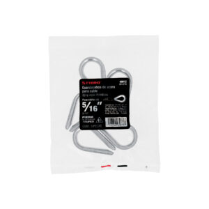Bolsa con 5 guardacabos para cable de acero de 5/16', FIERO - Imagen 6