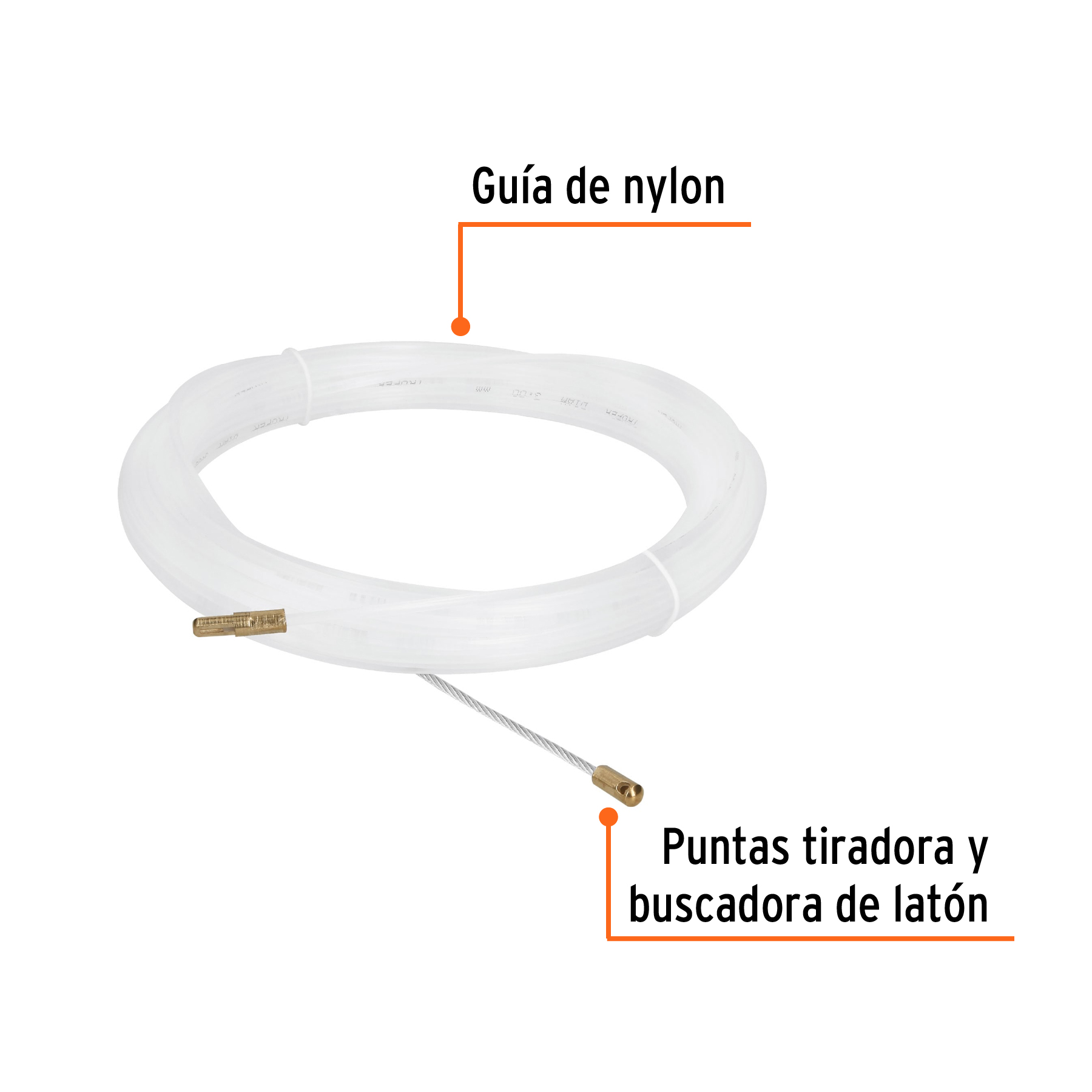 Guía de nylon de 15 m para cable, TRUPER - Imagen 3
