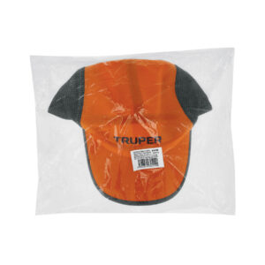 Gorra color naranja, 100% poliéster, TRUPER - Imagen 3