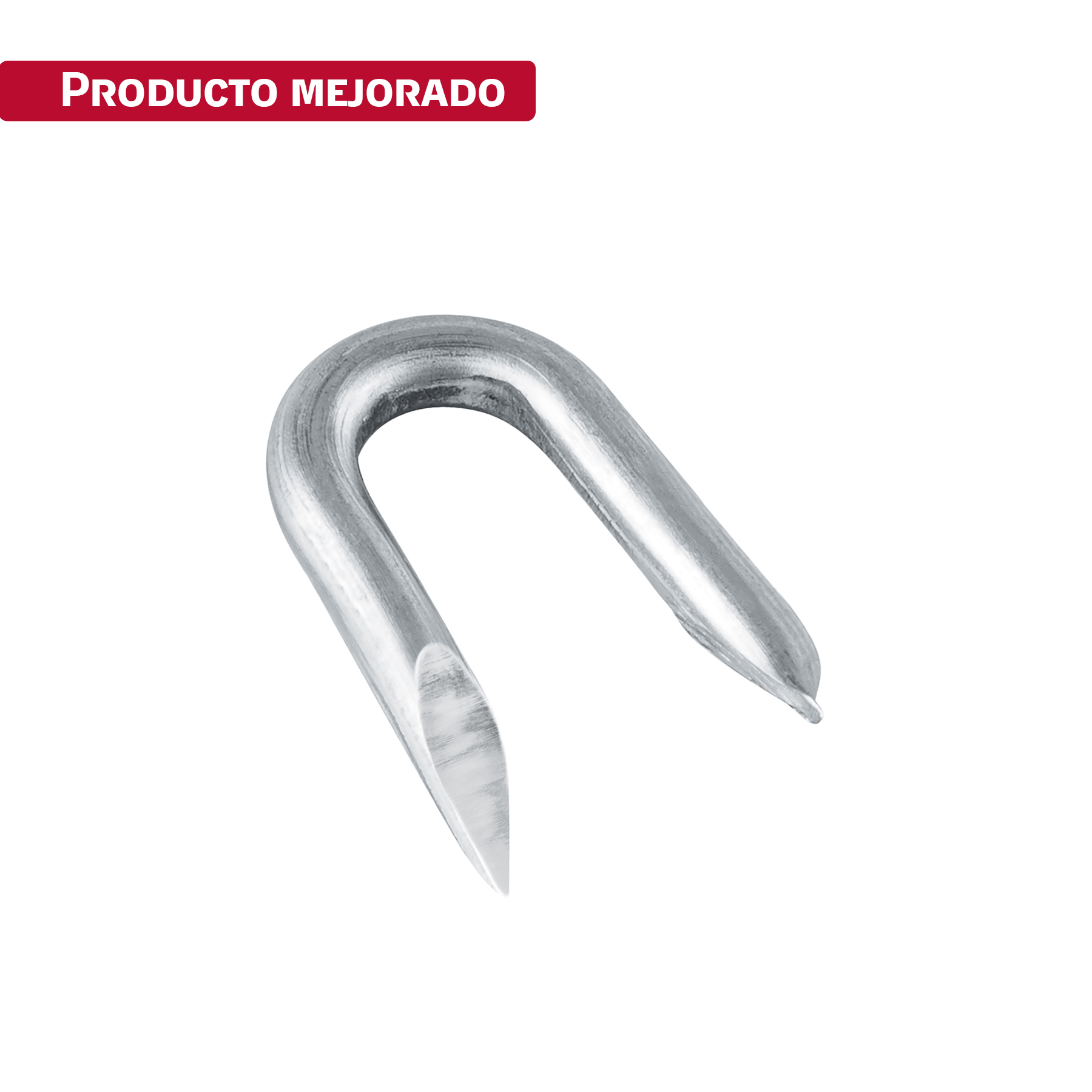 Caja con 10 kg de grapas 1' galvanizadas p/alambre de púas - Imagen 2