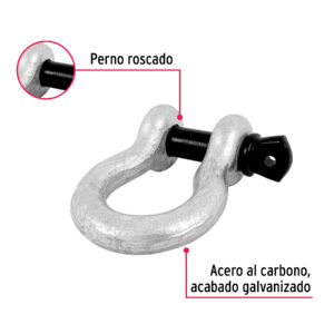 Grillete de acero forjado 1-3/8', FIERO - Imagen 3