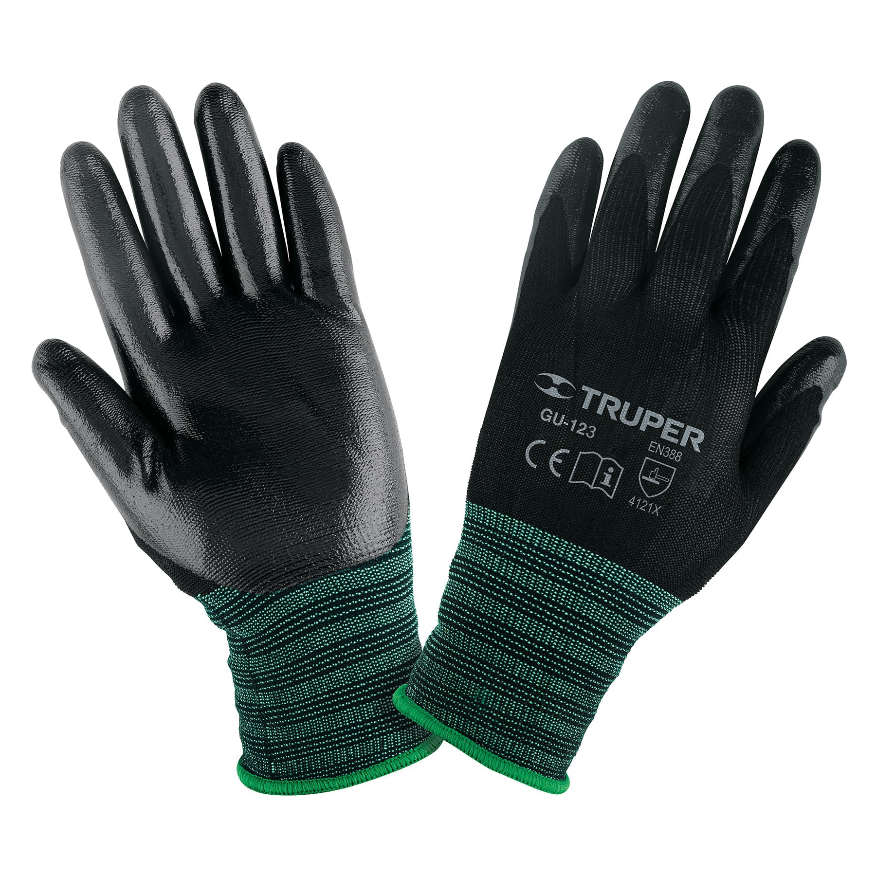 Guantes de nylon recubiertos de nitrilo, G, TRUPER - Imagen 2