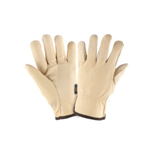 Alternative view of Guantes de piel de res tipo operador, TRUPER