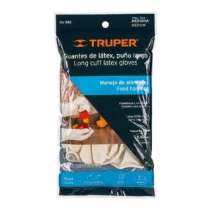 Guantes de látex para manejo de alimentos, M, TRUPER - Imagen 4