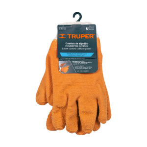 Guantes de algodón recubiertos de látex, unitalla, TRUPER - Imagen 4