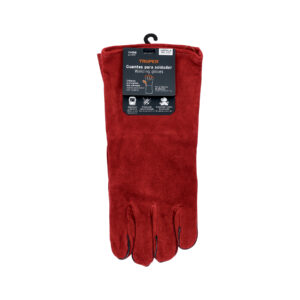 Guantes para soldador, rojos, TRUPER - Imagen 5