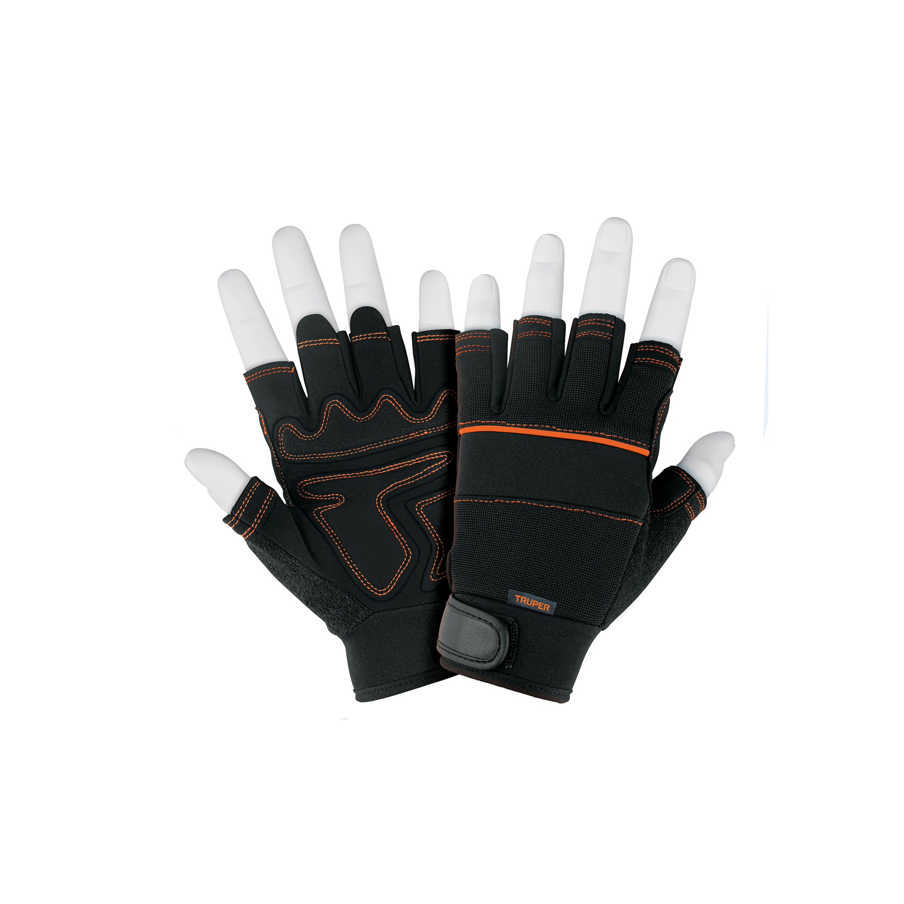 Guantes para mecánico cortos, unitalla, TRUPER - Imagen 2