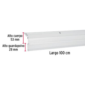 Guardapolvo automático 100 cm blanco, HERMEX - Imagen 5