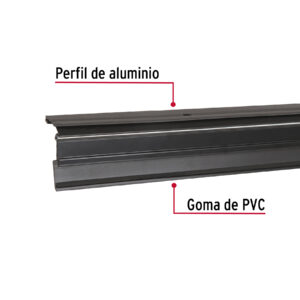 Guardapolvo automático 100 cm negro, HERMEX - Imagen 4