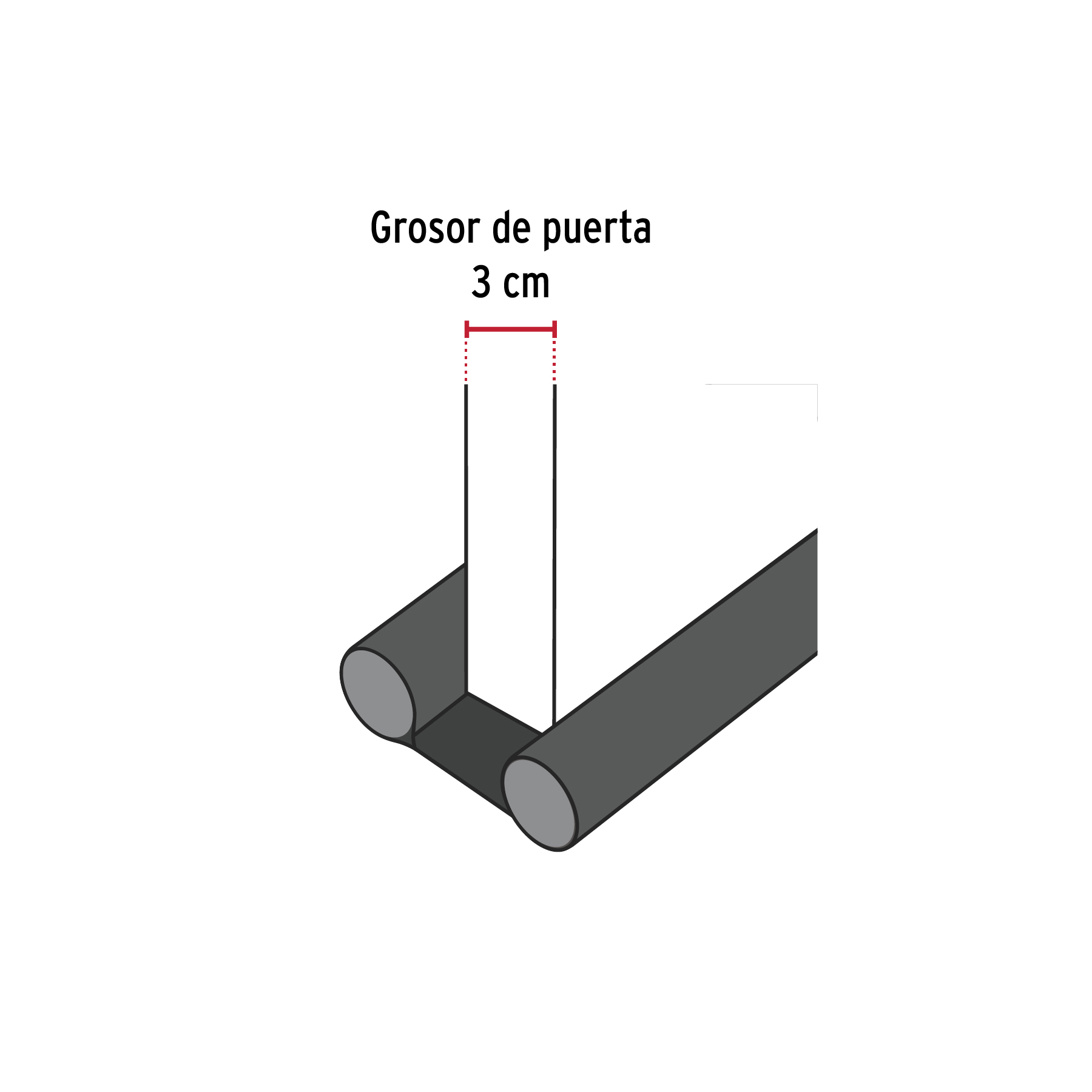 Guardapolvo con funda 95 cm, negro, HERMEX - Imagen 5