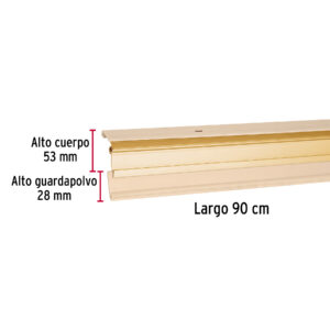 Guardapolvo automático 90 cm dorado, HERMEX - Imagen 5