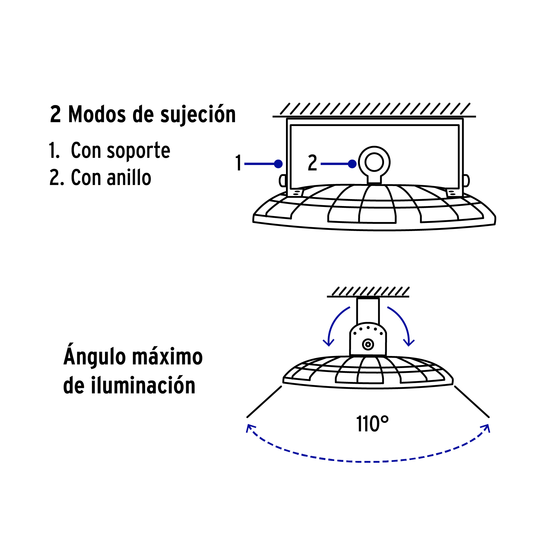 Luminario LED High Bay 200 W 6500 K, VOLTECK - Imagen 5