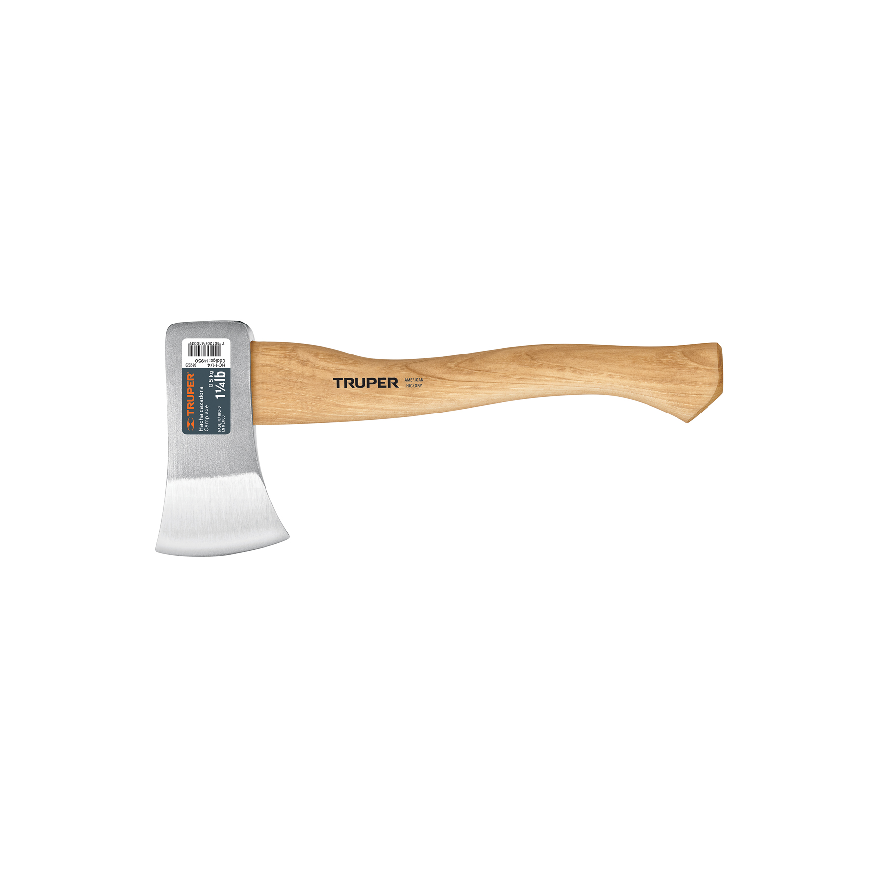 Hacha cazadora 1-1/4 lb, mango hickory 14', TRUPER - Imagen 2