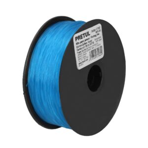 Carrete con 100 m de hilo para pesca azul calibre 0.60 mm - Imagen 2