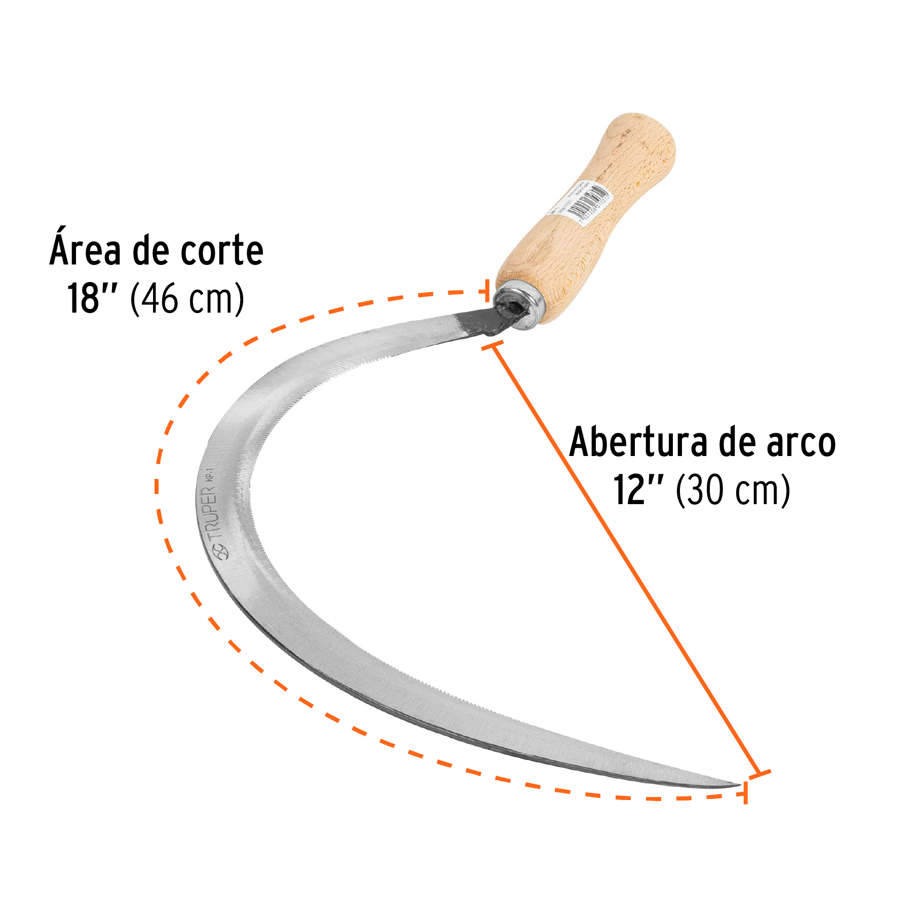 Hoz dentada # 1, 18', TRUPER - Imagen 4