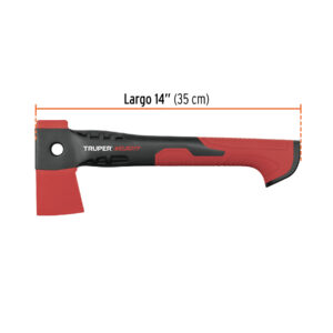 Hacha cazadora 1 lb mango de nylon de 14', TRUPER Velocity - Imagen 4