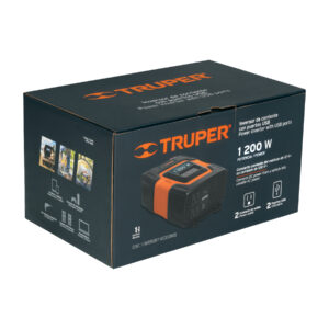 Inversor de corriente de 1200 W con puertos USB, TRUPER - Imagen 8