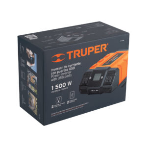 Inversor de corriente de 1500 W con puertos USB, TRUPER - Imagen 8