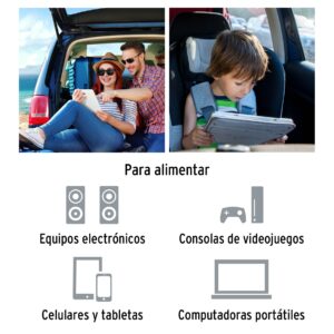 Inversor de corriente de 400 W con puertos USB, TRUPER - Imagen 6