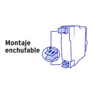 Interruptor de 2 polos 20A, enchufable, VOLTECK - Imagen 4