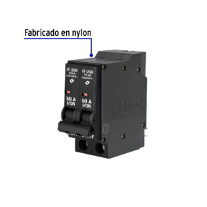 Interruptor de 2 polos 50A, enchufable, VOLTECK - Imagen 3