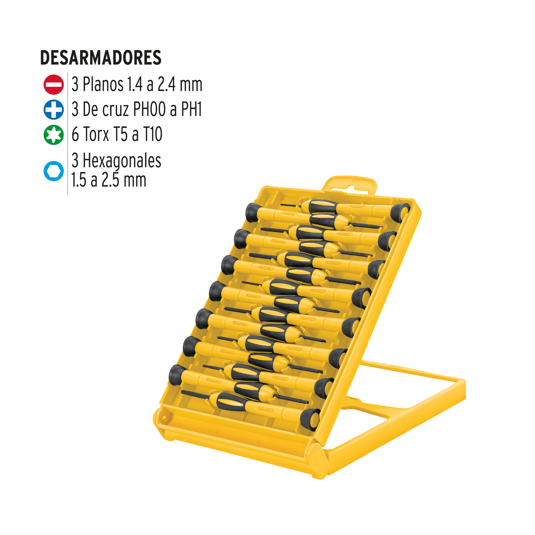 Juego con 15 desarmadores de precisión, PRETUL - Imagen 4