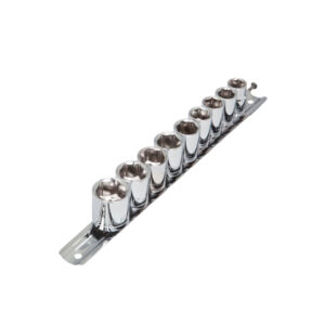 Juego de 9 dados cuadro 3/8' mm, PRETUL