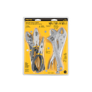 Alternative view of Juego de 4 pinzas y 1 llave ajustable, PRETUL