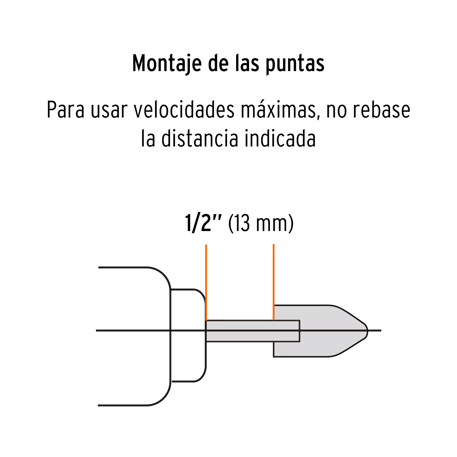 Juego de 5 piedras montadas zanco 1/4', uso general, TRUPER - Imagen 4
