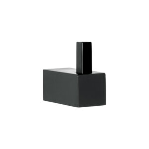 Gancho sencillo para toallas, negro, FOSET KUBO
