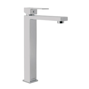 Alternative view of Monomando alto para lavabo, cromo, FOSET KUBO