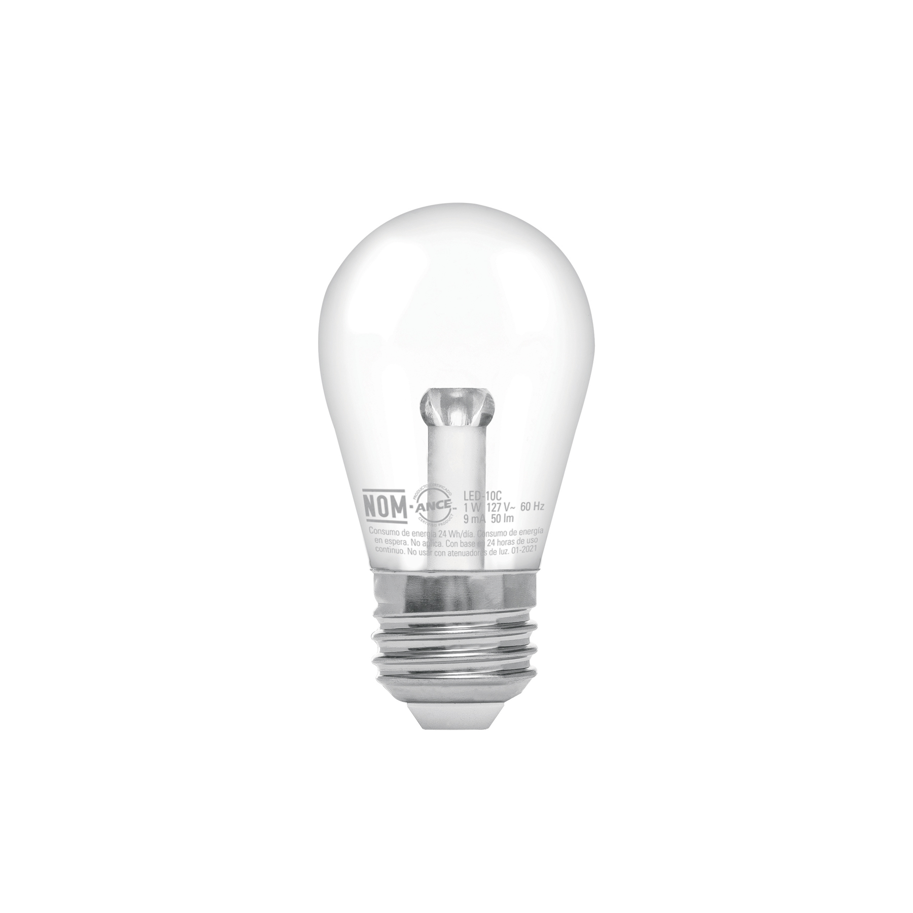 Foco LED 1 W sin filamento, S14, 2200K ambar, E26, VOLTECK - Imagen 2