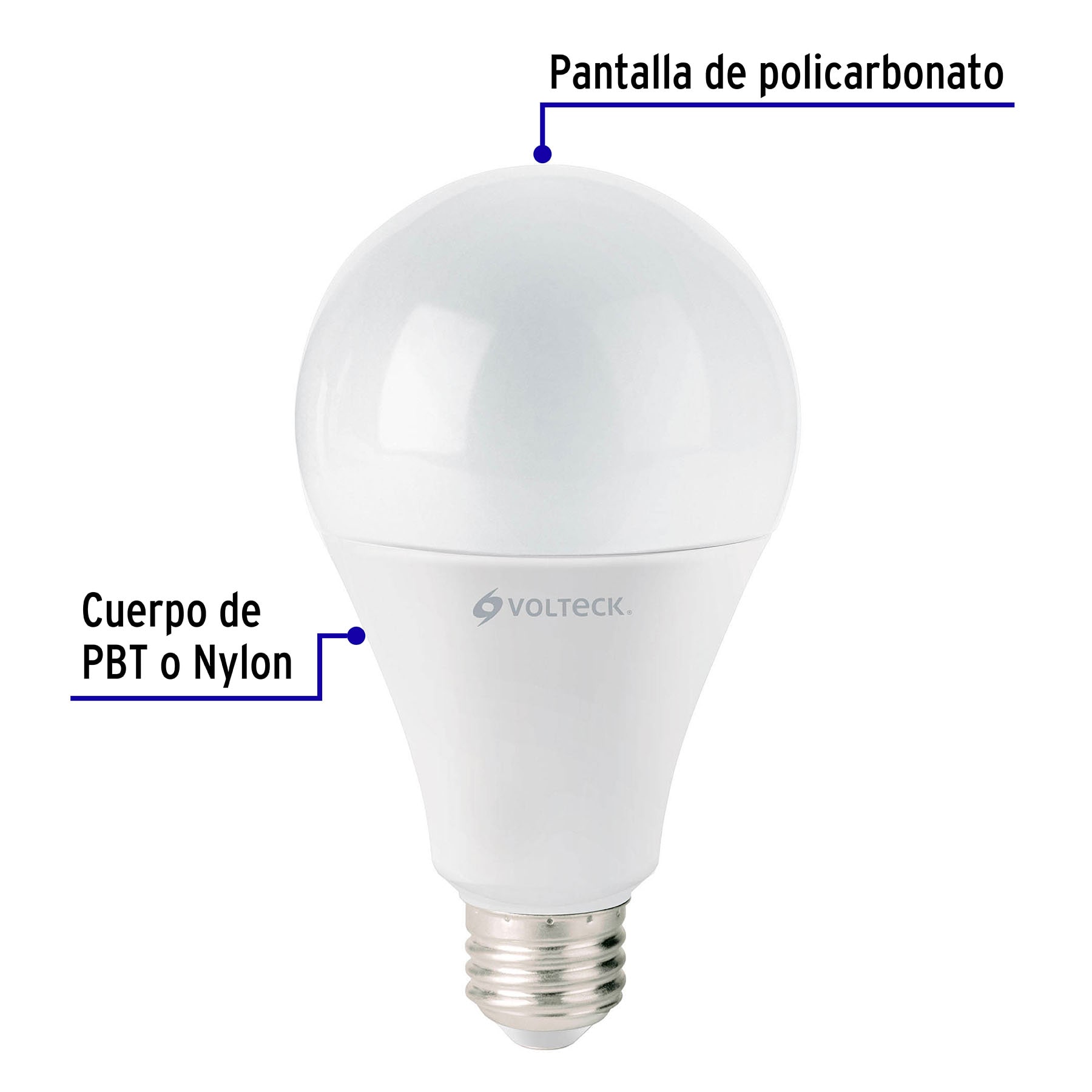 Foco LED 18W (125W) A25, 3000K blanca cálida, 1900 lm, caja - Imagen 3