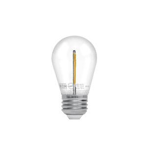 Foco LED filamento 1 W, S14, 2200K luz ambar, E26, VOLTECK - Imagen 2