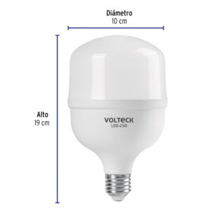 Foco LED alta potencia 30 W (250 W), 6500 K, E26, VOLTECK - Imagen 4
