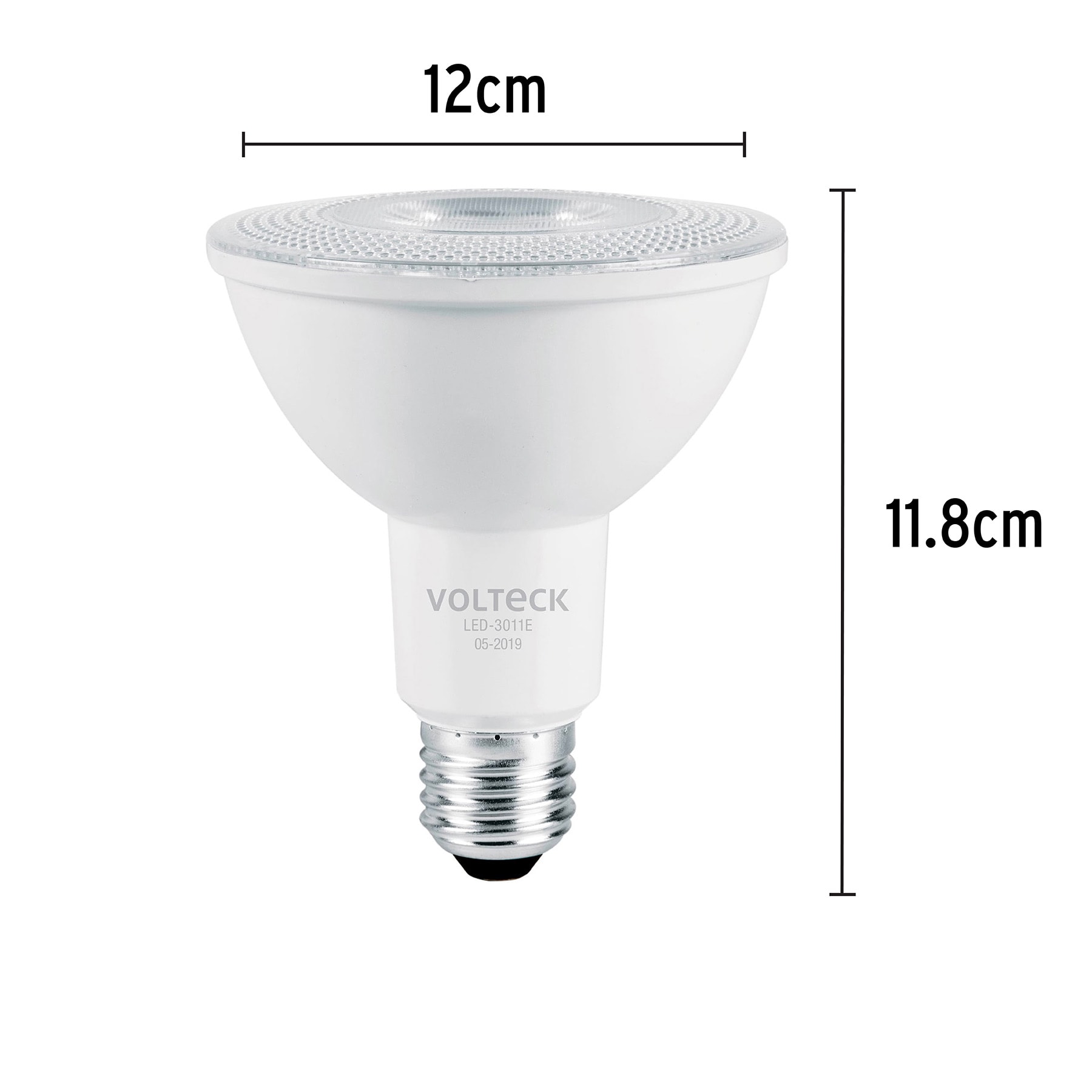 Foco LED 14 W tipo PAR38, 3000K blanca cálida, VOLTECK - Imagen 3