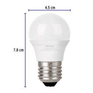 Foco LED 6W (40W) G45, 3000K blanca cálida, 550 lm, blíster - Imagen 4