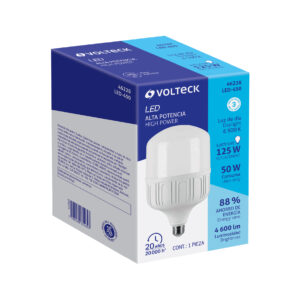 Foco LED alta potencia 50 W (450 W), 6500 K, E26, VOLTECK - Imagen 5