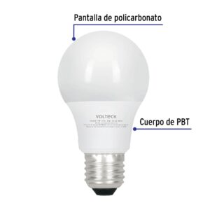 Foco LED 8W (60W) A19, con 3 tonos de luz, VOLTECK - Imagen 3