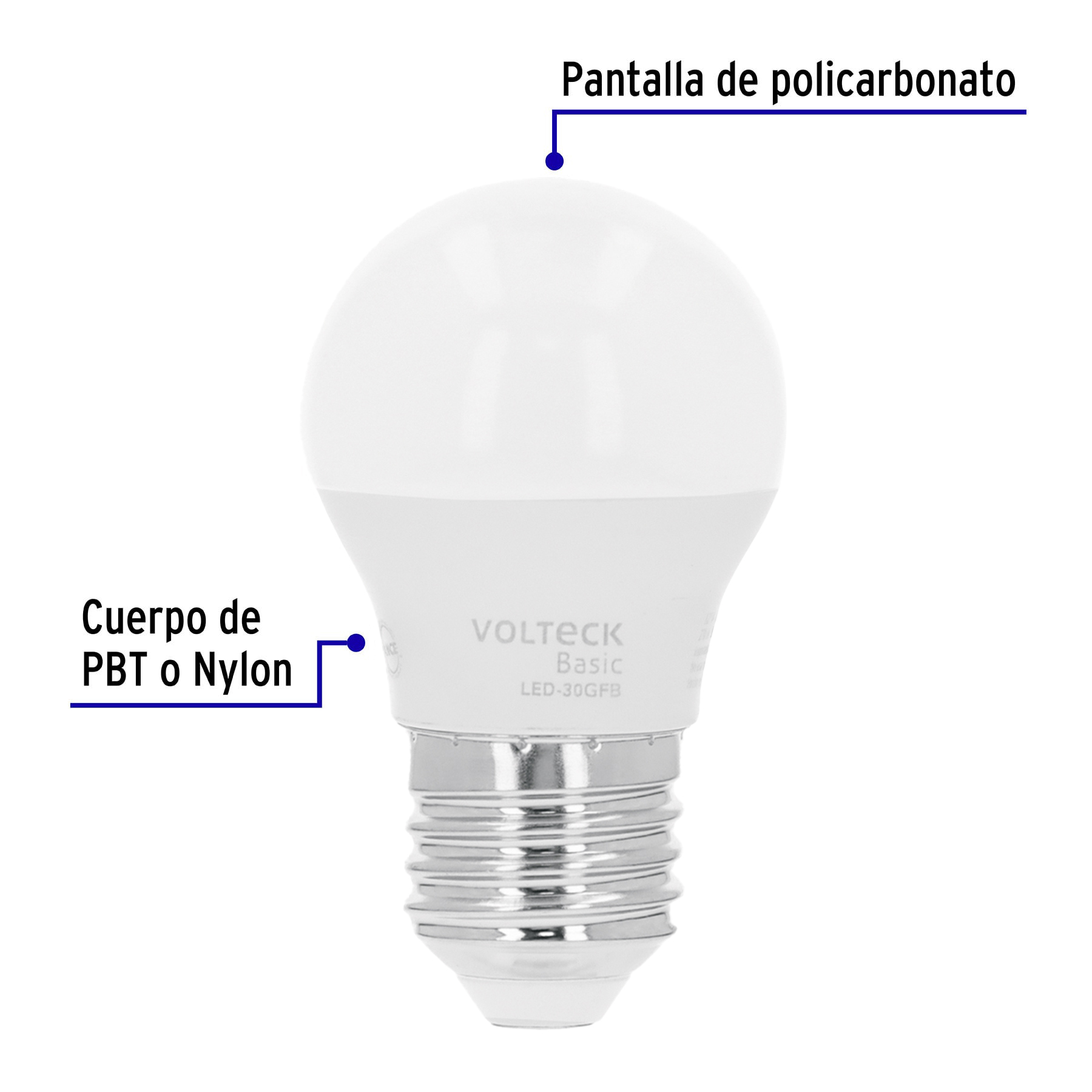 Pack 4 focos LED 8W (60W) A19, 3000K cálida, 790 lm, BASIC - Imagen 3