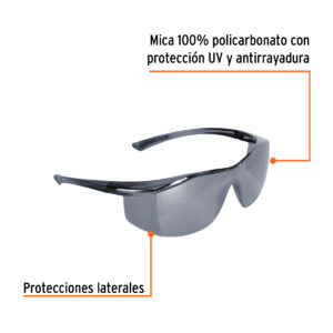 Lentes de seguridad espejo plata, TRUPER Ultralite - Imagen 3