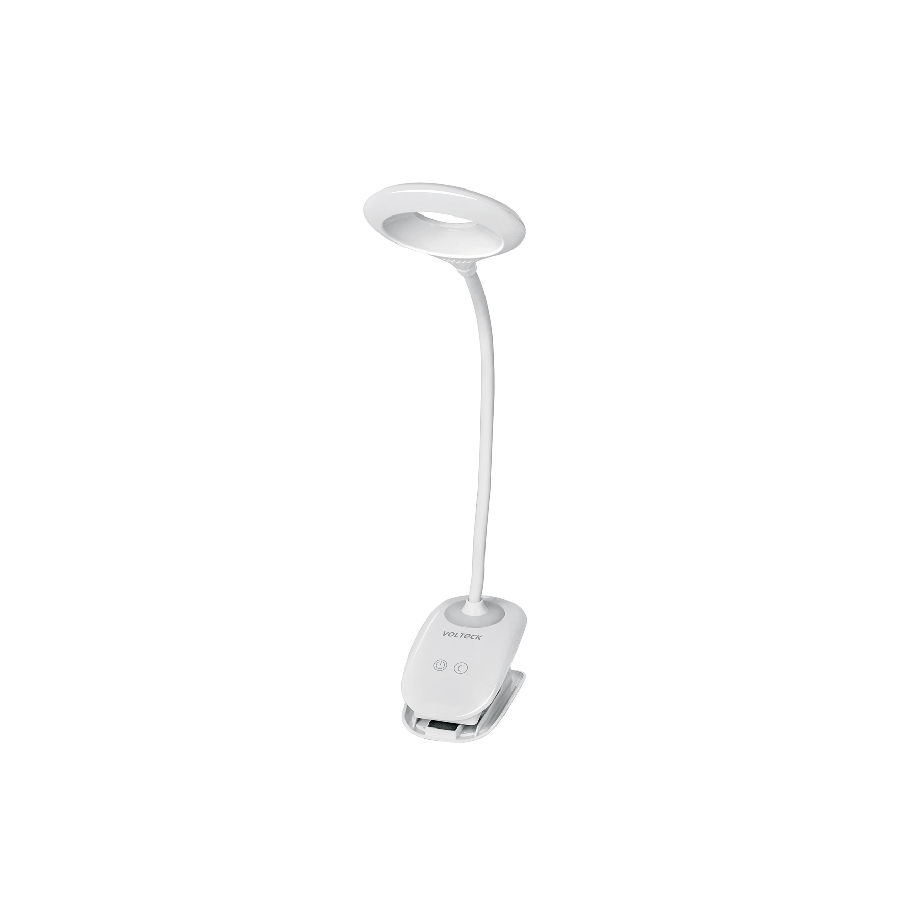 Lámpara escritorio LED 4 W recargable c/clip, 3 intensidades - Imagen 2
