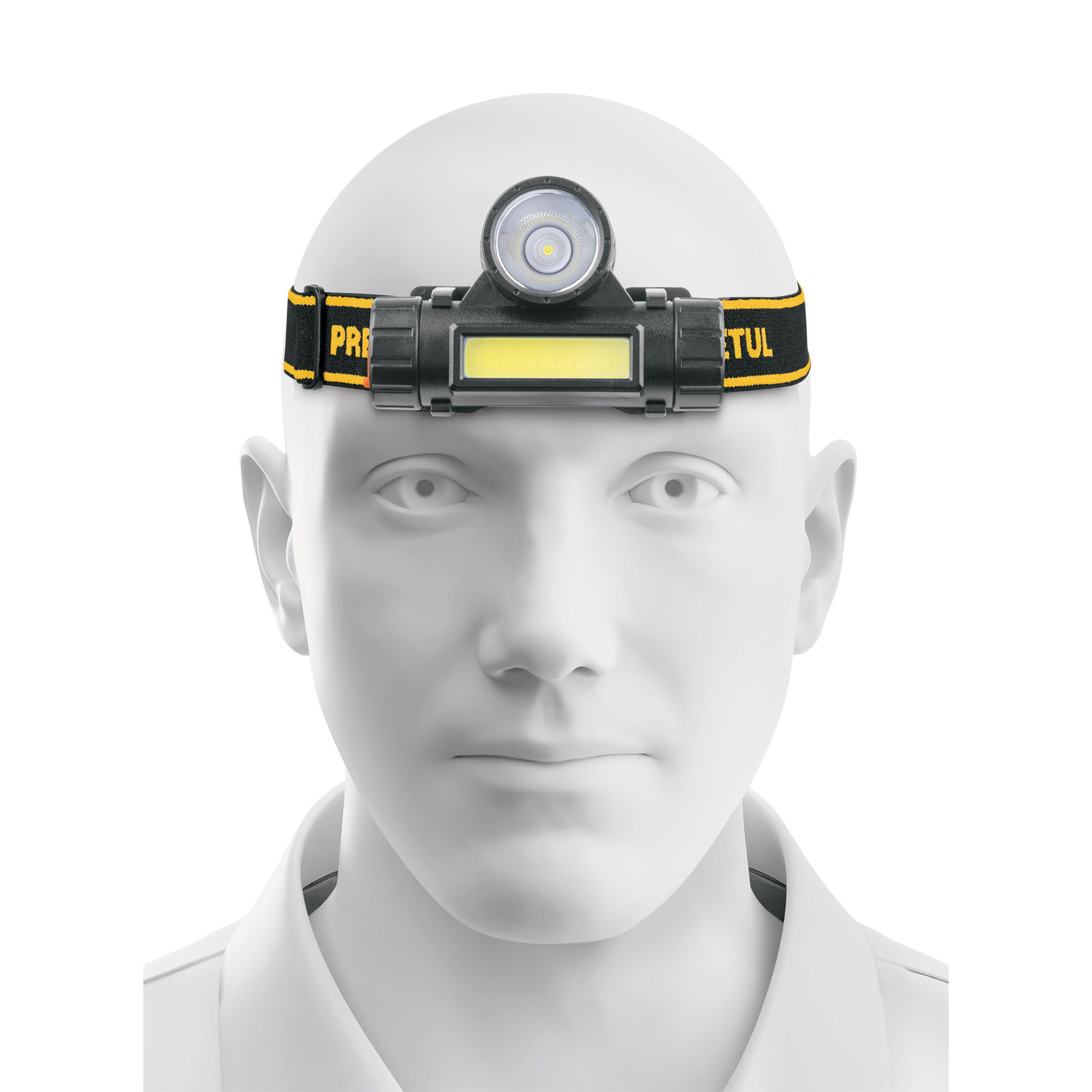 Linterna de minero LED 180 lm, con imán, recargable, PRETUL - Imagen 2