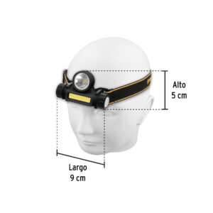 Linterna de minero LED 180 lm, con imán, recargable, PRETUL - Imagen 4