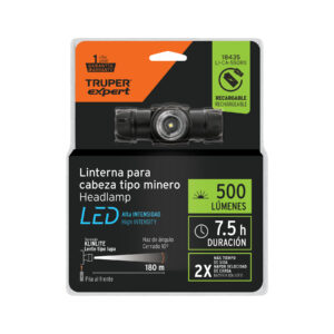 Linterna de minero LED 500 lm, recargable, TRUPER EXPERT - Imagen 7