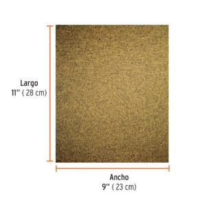 Lija para madera papel cabinet, grano 150, TRUPER - Imagen 3