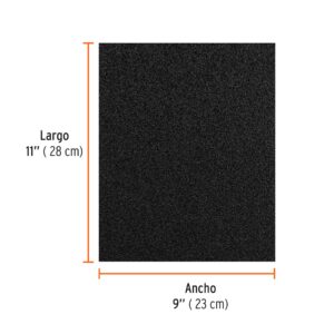 Lija de esmeril negra grano 36 de óxido de aluminio, TRUPER - Imagen 3