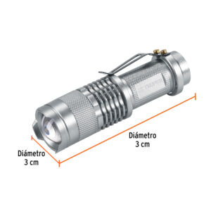Linterna de aluminio 1 LED de 40 lm con 1 pila AA, TRUPER - Imagen 4